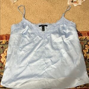 Forever 21 Sky Blue Lace Camisole